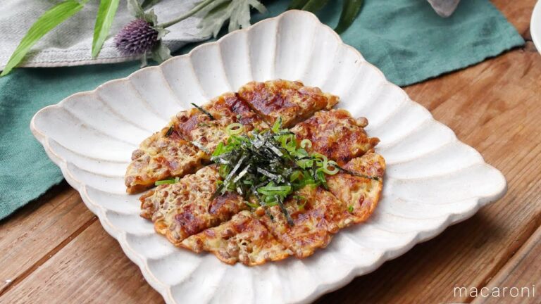 【パリパリチーズ納豆】フライパンで簡単に！納豆嫌いな人も食べられちゃう⁈