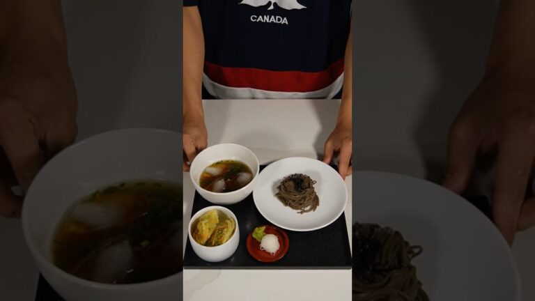 Soba With Veggie Tempura #cooking #food #chef #recipe #koreanfood #foodpreparation