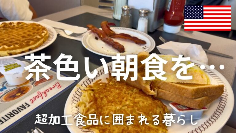 【アメリカはどこへ向かっているのか…】超加工食品が食料品売り場を◯%占める？｜仕事三つ掛け持ちの看護師さん｜どんどん上がり続ける物価とどう向き合うのか｜アメリカンな朝食を・・・