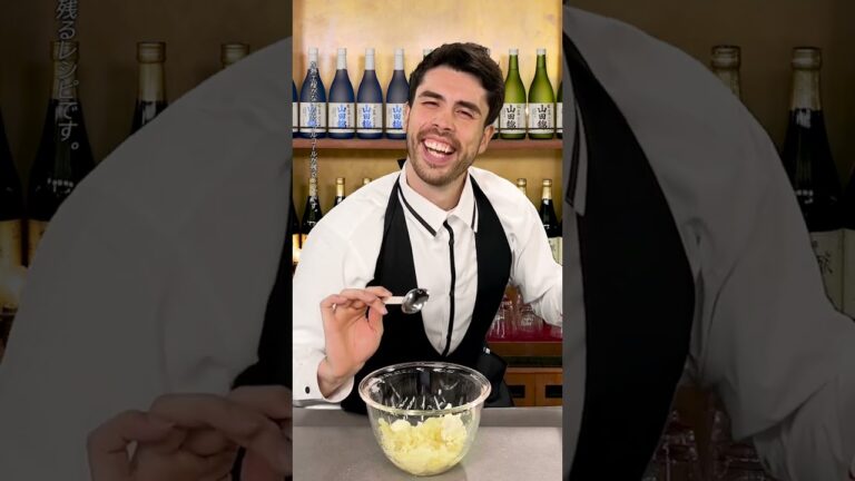 【究極のポテサラ】日本酒香る！クリームチーズで作る新感覚ポテトサラダ #shorts