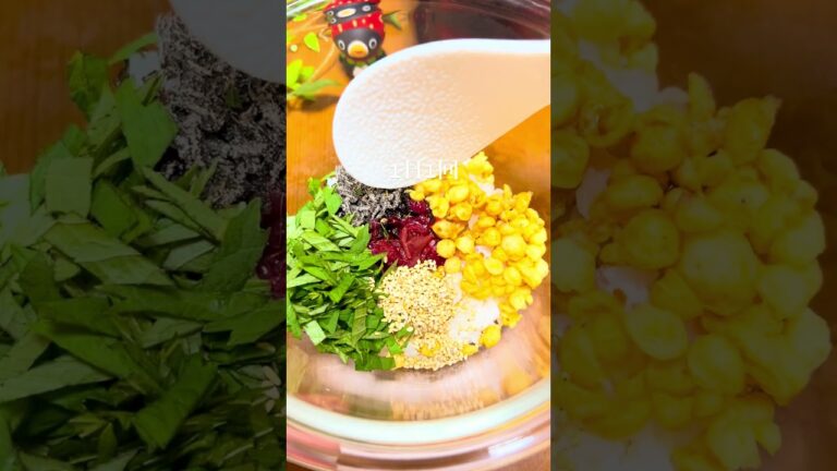 混ぜるだけ！梅昆布たぬきおにぎり🍙