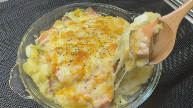 【ポテサラアレンジ】サーモンを使って悪魔的なうまさ…