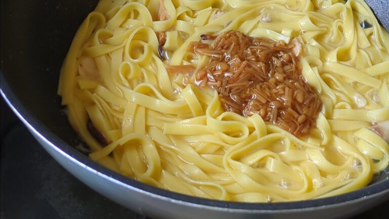 『ワンパンパスタ』なめたけパスタ