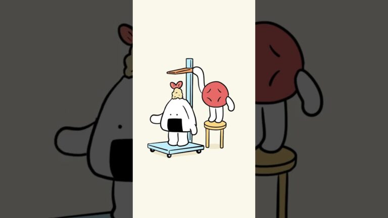 身長測定 #おにぎりとうめぼし #おにうめ #フリイラくん #animation #fyp