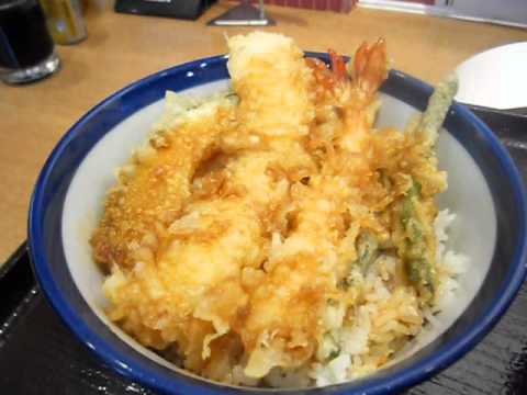 お昼は天丼てんやで「海老大イカ天丼」　　DSCN9691