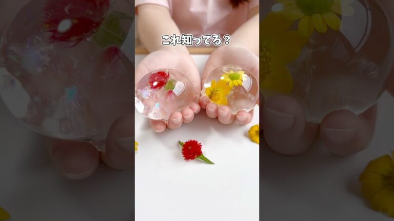 【宝石みたいな💎むにむにスクイーズ✨】#おうち遊び #親子遊び #工作 #スクイーズ