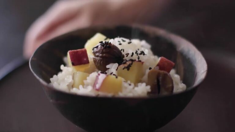 甘栗とさつまいものご飯｜茅乃舎だし