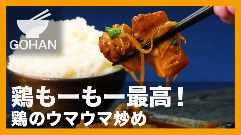 【簡単レシピ】豆板醤×コチュジャンでピリ辛！『鶏のウマウマ炒め』の作り方 【男飯】