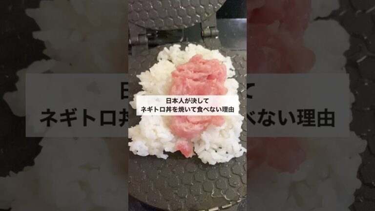 こん中にネギトロ丼焼いて食べたことある奴いる？いねぇよな！？