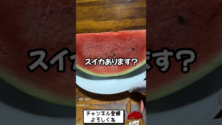 スイカがあったらコレ！！！