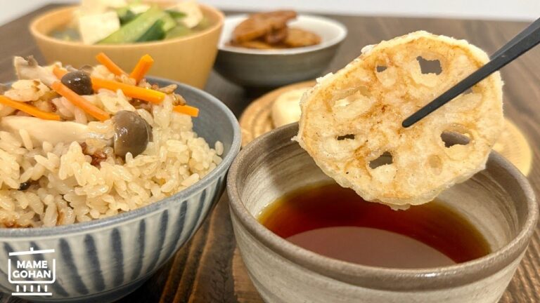 [Dinner] Lotus Root Tempura - Cooking Lotus Root From Wholesale Market