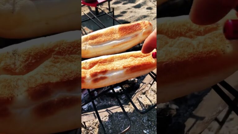 キャンプの朝ごはんのやつ #キャンプ飯