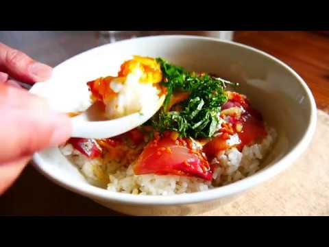 ヒラマサの醤油麹漬け丼