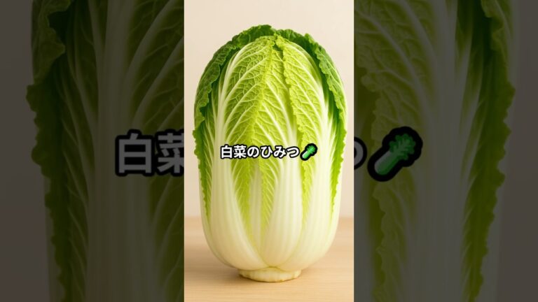 冬の味方・ダイエットの味方！白菜って凄いんですよ