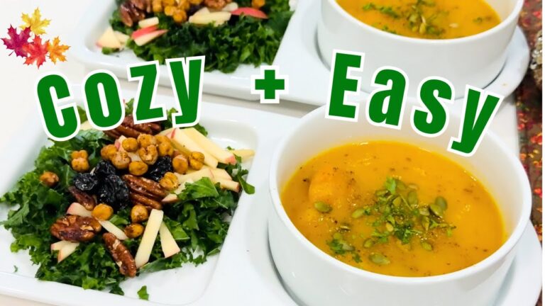 HEALTHY Quick Dinner! Absolutely Perfect for FALL | Cozy Recipe Vlog