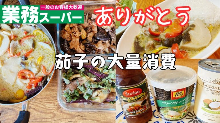 辛すぎ！！絶対リピする茄子料理！！我が家の定番料理になる予感#自炊#ズボラ主婦#業務用スーパー#作り置き