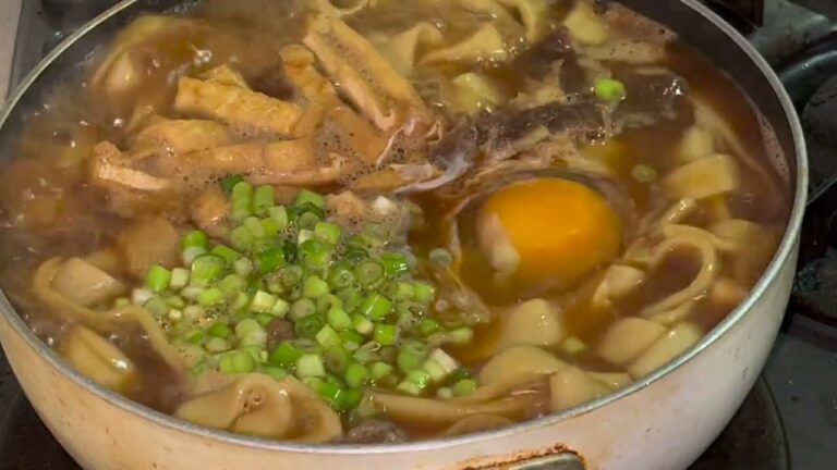 名古屋名物！！味噌煮込みきしめんの作り方！！！