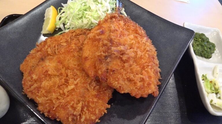 食べ応え抜群でも安い！アジフライ定食｜仙台の鮮魚店の食堂とっとめしや Japanese local fish restaurant in Sendai