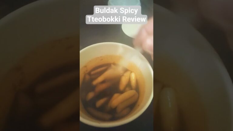 Buldak Spicy Tteokbokki review
