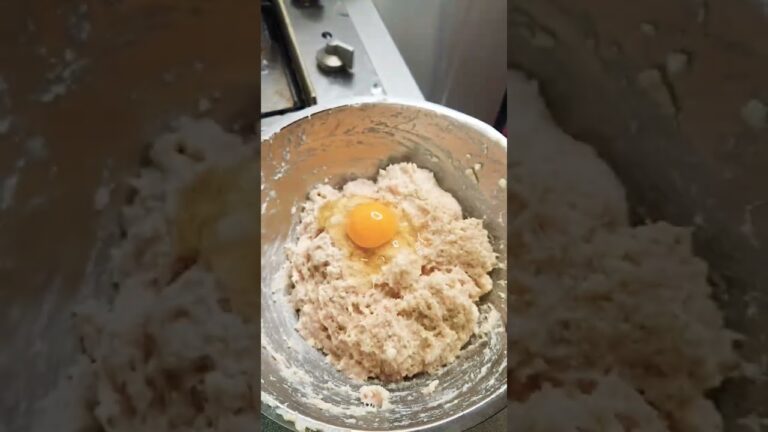 根菜入りチキンボール作ってみた#shorts
