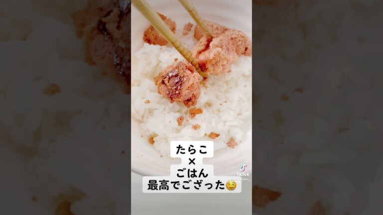 『たらこご飯』相性悪いわけない！🤤