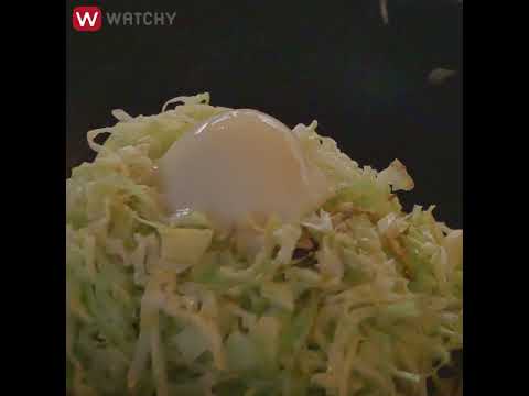 WATCHY Food - フライパンでお好み焼き風パン