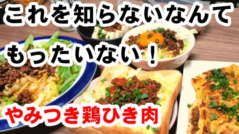 これはすごい！鶏ひき肉の作り置き簡単レシピ。これさえ覚えれば毎日の料理が劇的に便利になる。ライフハック 献立 保存食