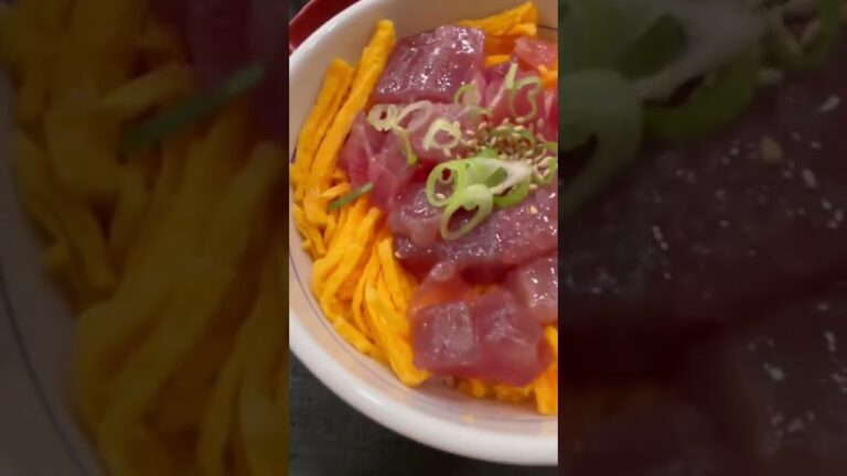 【外食】なか卯　　　　　マグロ漬けセット