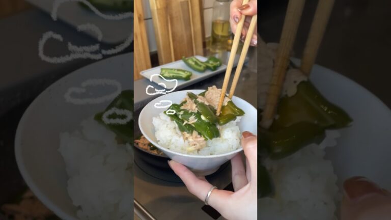 彼を唸らせるうる覚えレシピ【 ピーマン×ツナ缶 】