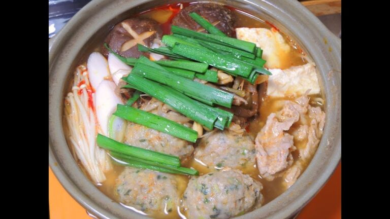 【昨日の】ピリ辛鶏団子鍋【晩酌】