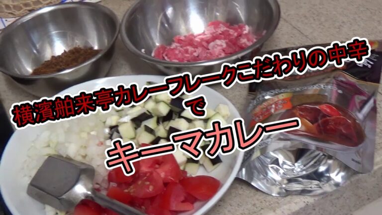 エバラ 横濱舶来亭 カレーフレーク こだわりの中辛を使ってみた！