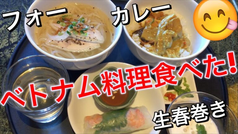 【初めてのベトナム料理】フォー、カレー、生春巻き食べた！Viet Nam