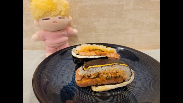 ＠Vlog30秒で作る韓国料理＠スパムキムバップ(のり巻き)を作ります #Shorts