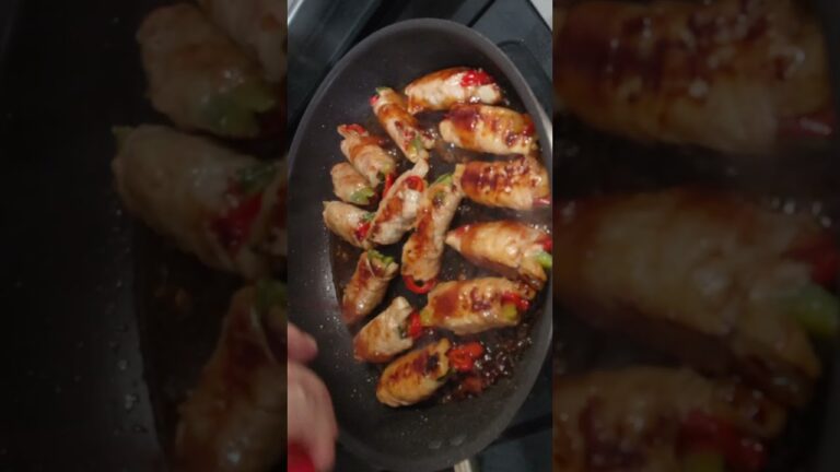 【野菜の肉巻き🎵】【今夏最後の夏野菜カレー】トッピングで豹変❗️😀美味し～い‼️#shorts