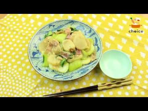 小かぶとチンゲン菜の炒め物