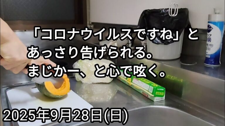 日記/一人暮らし/自炊/アラサー【2025年9月28日】