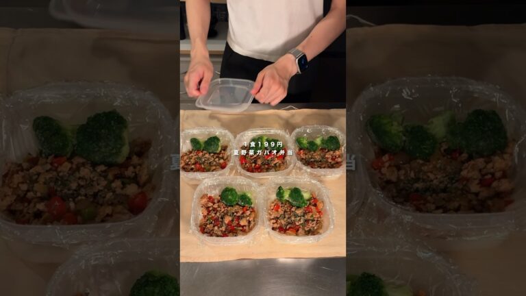 【1食199円】夏野菜ガパオ弁当