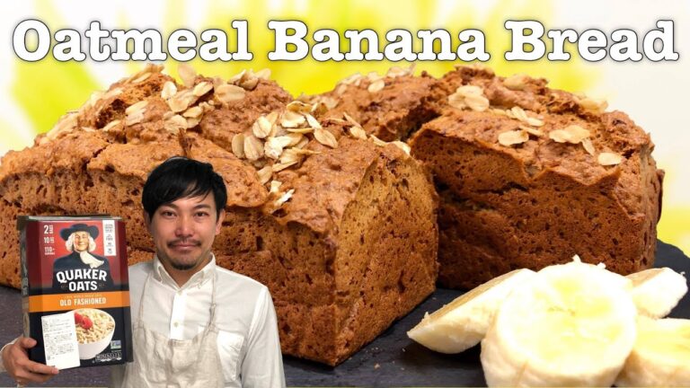 オートミールでバナナブレッド Banana Oatmeal Bread  優しい甘さで美味しくできました♪ - YUKIO148