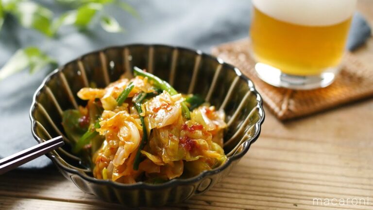 ピリっと旨辛。 春キャベツ の キムチ風 の レシピ 作り方