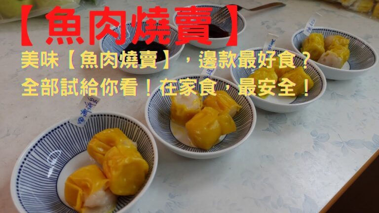 美味【魚肉燒賣】，邊款最好食？全部試給你看！在家食，最安全！