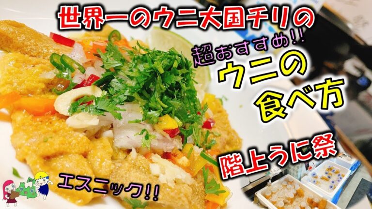 世界一のうに大国！チリ流のうにの食べ方「セビーチェ」が絶品だった！/はしかみハマの駅あるでぃ～ば「階上うにまつり」