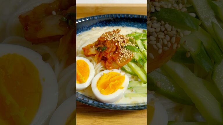 爆速！レンチン3分で作るごま豆乳そうめんが今年の夏は大活躍です #簡単レシピ #料理 #ズボラ飯 #時短レシピ #自炊 #ヘルシー #ダイエット #麺 #おうちごはん #おつかれ飯