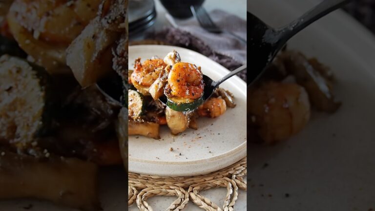 海老とズッキーニのガリマヨオイスター。