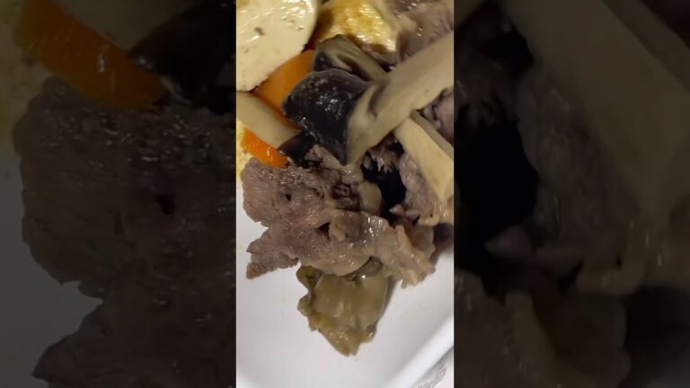 昨日のご飯だよ😋牛肉🥩かぼちゃ😋自家栽培😋ミョウガの天ぷら😋キュウリ🥒生姜🫚😋