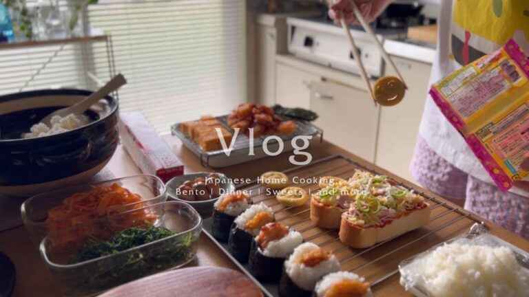 Tenmusu Bento｜Crispy Sara Udon｜Chewy Kuzumochi Dessert After Work｜Cooking Vlog