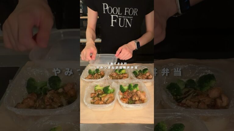 【1食189円】やみつきねぎ塩鷄丼弁当