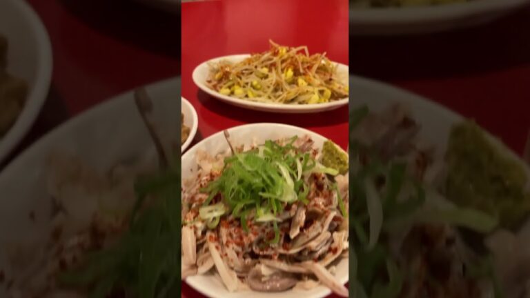 熊本　ラーメン赤組　おつまみメンマ・ピリ辛豆もやし・酢もつ