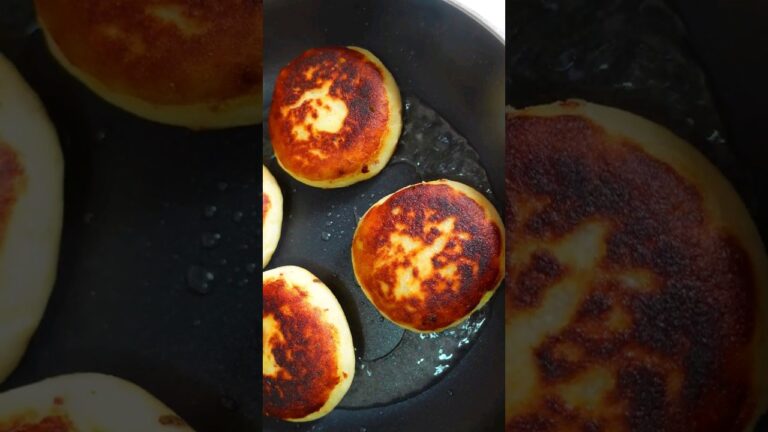 Potato Cheese Pancakes with crispy bites that melts on inside 😍 #shorts #youtubeshorts