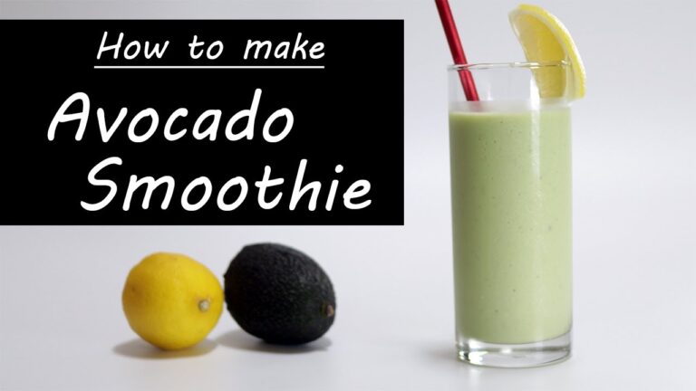 美容効果抜群！アボカドで作る濃厚スムージーの作り方～美白効果や肌荒れ改善にも効く、アボカドまるごといけちゃうスムージー～【How to make Avocado Smoothie】