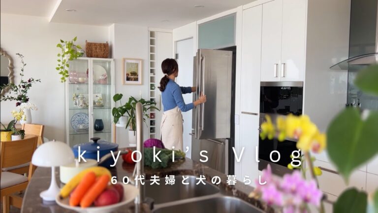 62歳主婦｜1日に食べた物｜季節の変わり目に効率的に体重をリセットする新しいお家ごはん｜vlog